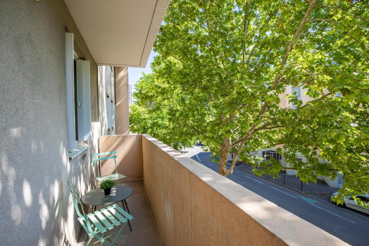 亞維農T4 Climatise Au Pied Des Rempart Avec Parking公寓 外观 照片
